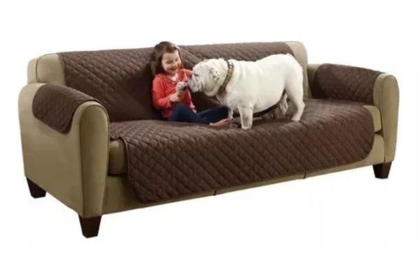 Forro Protector Cubre Sofa Mascotas Perros Y Gatos 3 Puesto