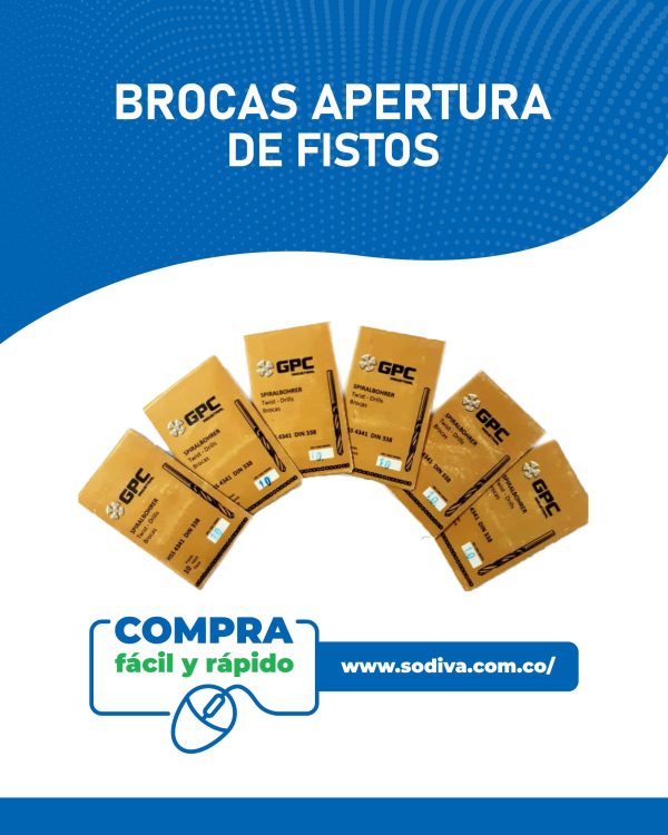 Broca Hss Para Fistos Medidas 0,6m-1,5milimetros Pequete*10 Uds.