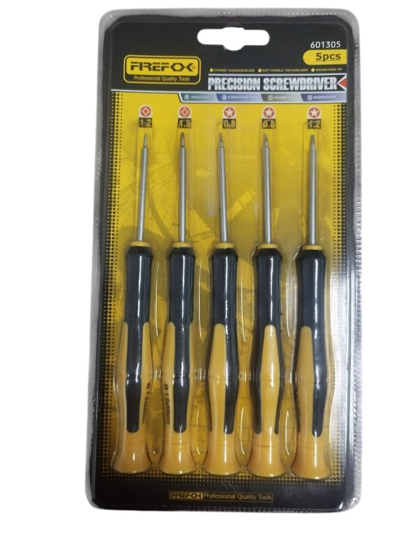 Set Destornillador Micasa 5 Pcs Naranja Precision 601305